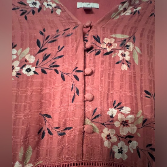 J Jill Women’s Sleeveless Floral Dress Size XL - Picture 3 of 9